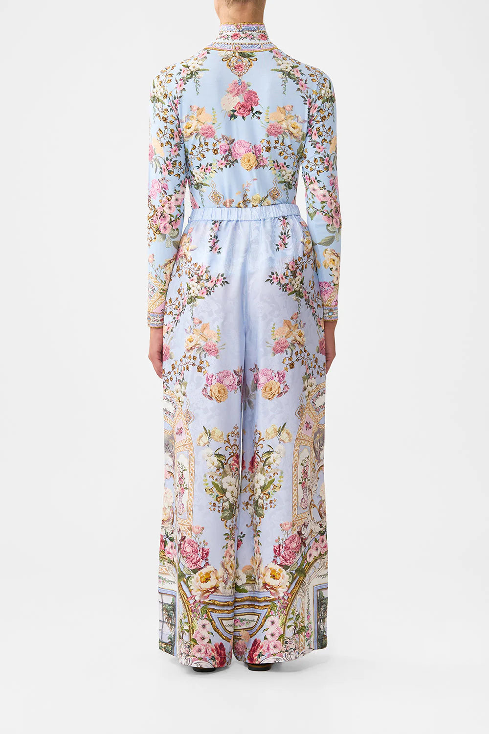 MINIMAL WIDE LEG PANT (TILED IN TIME)