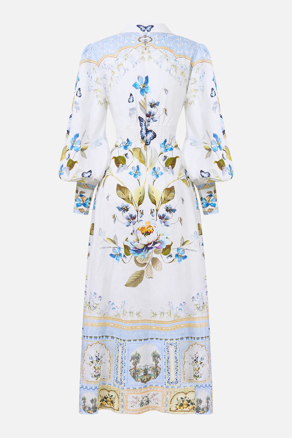 WAIST TIE SHIRT DRESS (BOTANICAL BALLADS)