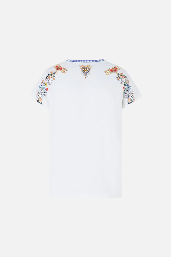 SLIM FIT ROUND NECK T-SHIRT (The Pottery Parlour)
