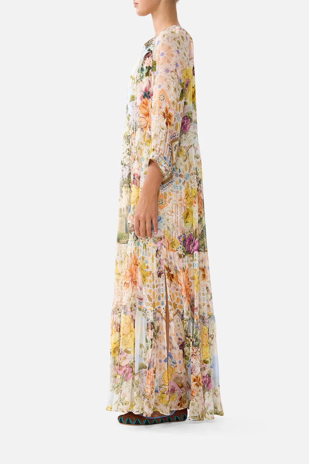 Long Gathered Panel Dress (The Architects of Alcázar)