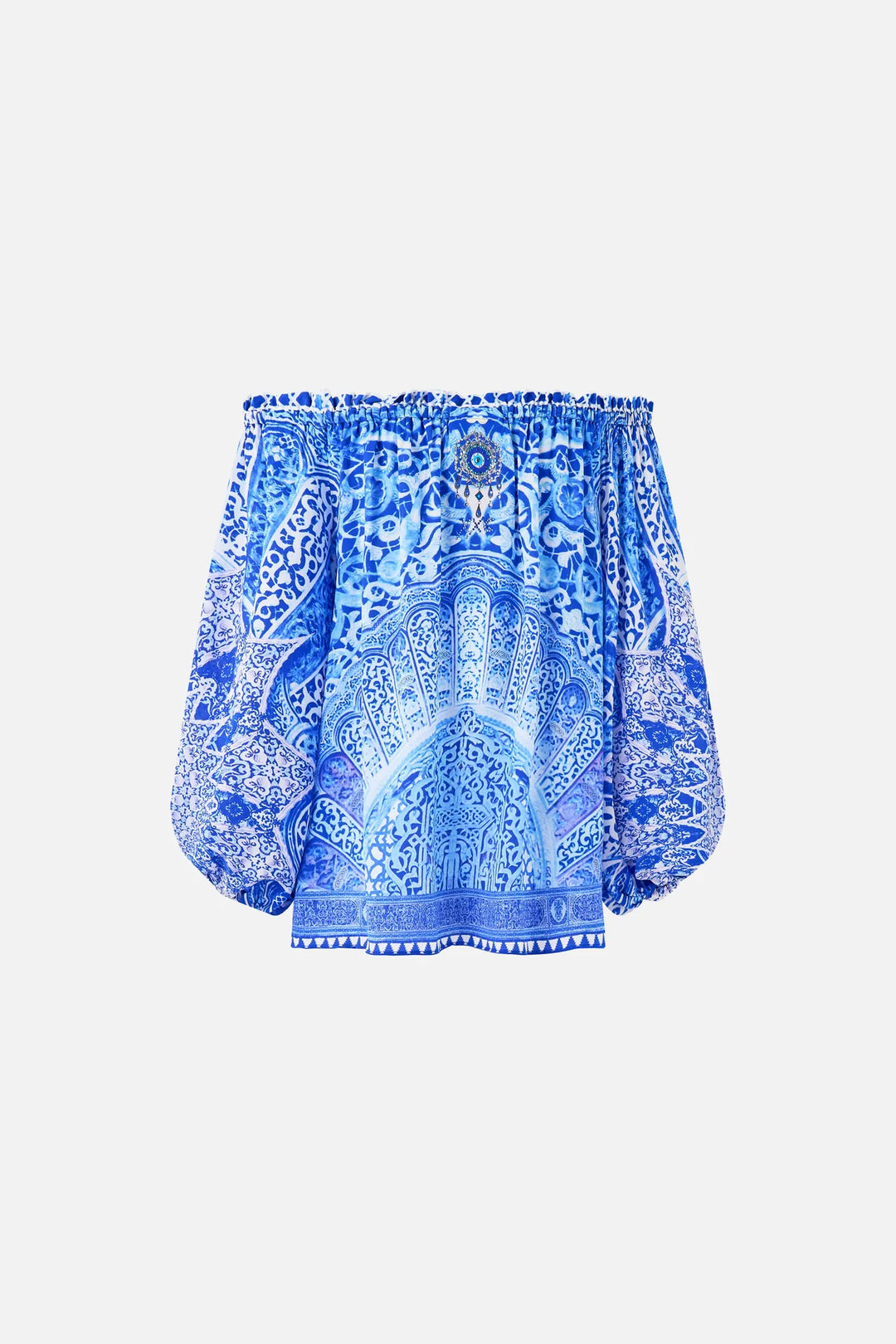 Frill off shoulder top (The Bosphorus)