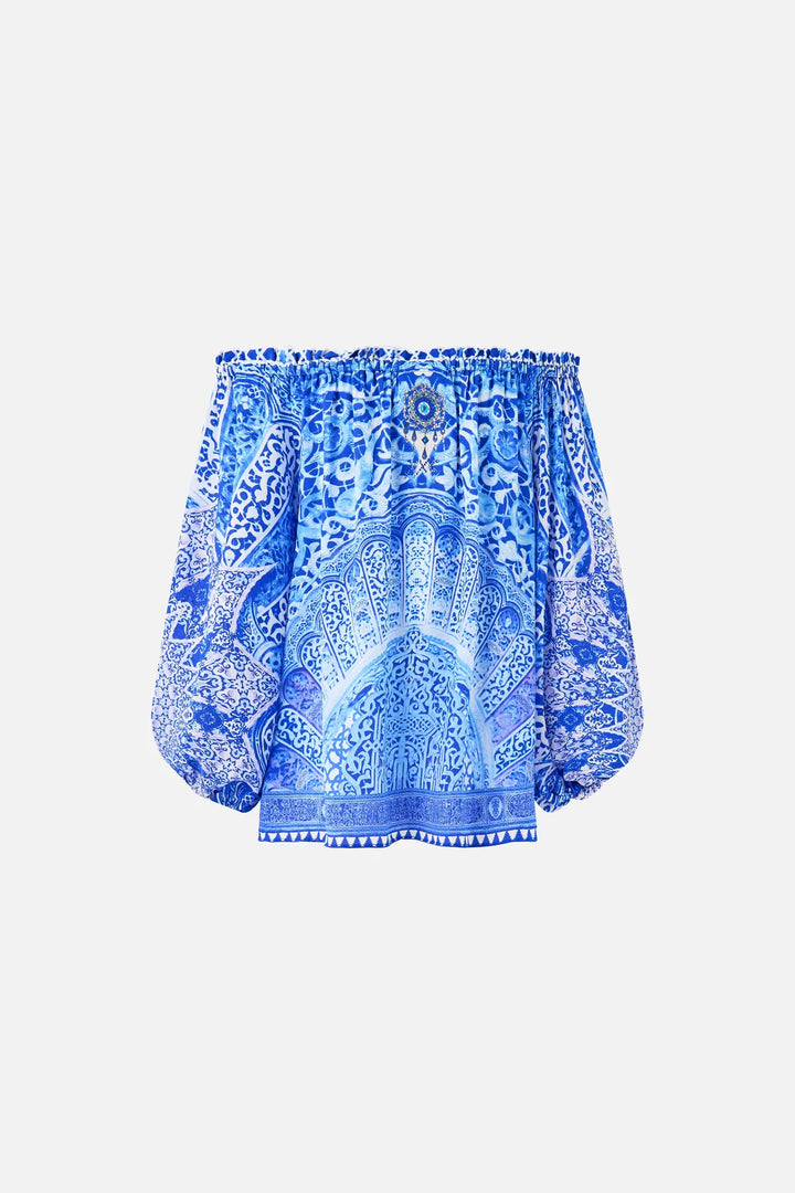 Frill off shoulder top (The Bosphorus)