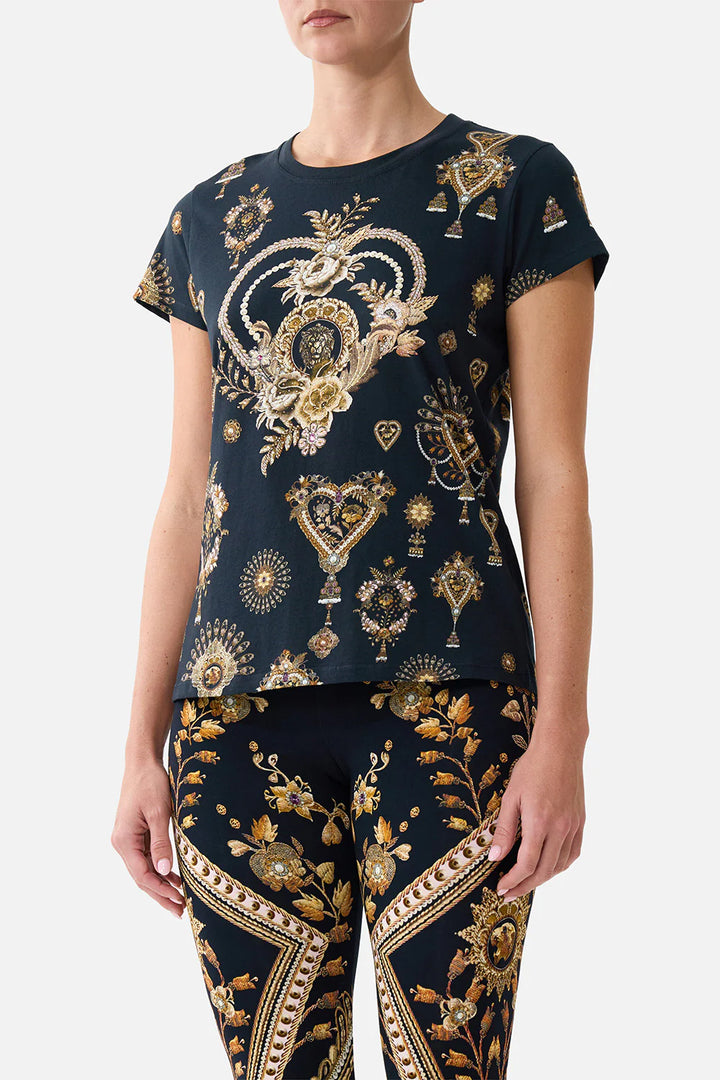 Slim Fit Round Neck T-Shirt (TAURUS RISING)