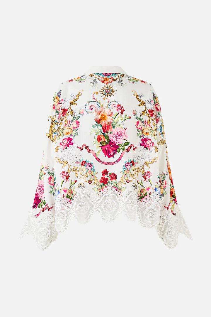 Cropped Relaxed Shirt (TORERO LIBERTINE)