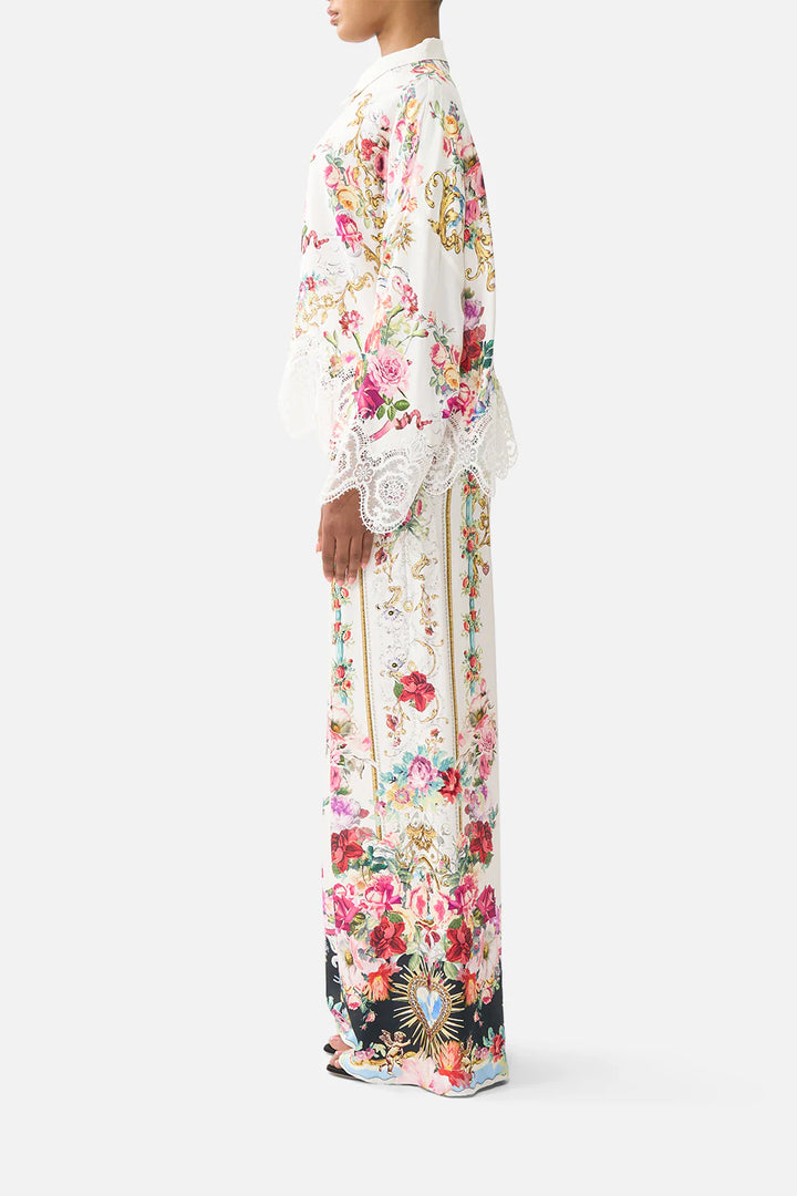 Cropped Relaxed Shirt (TORERO LIBERTINE)