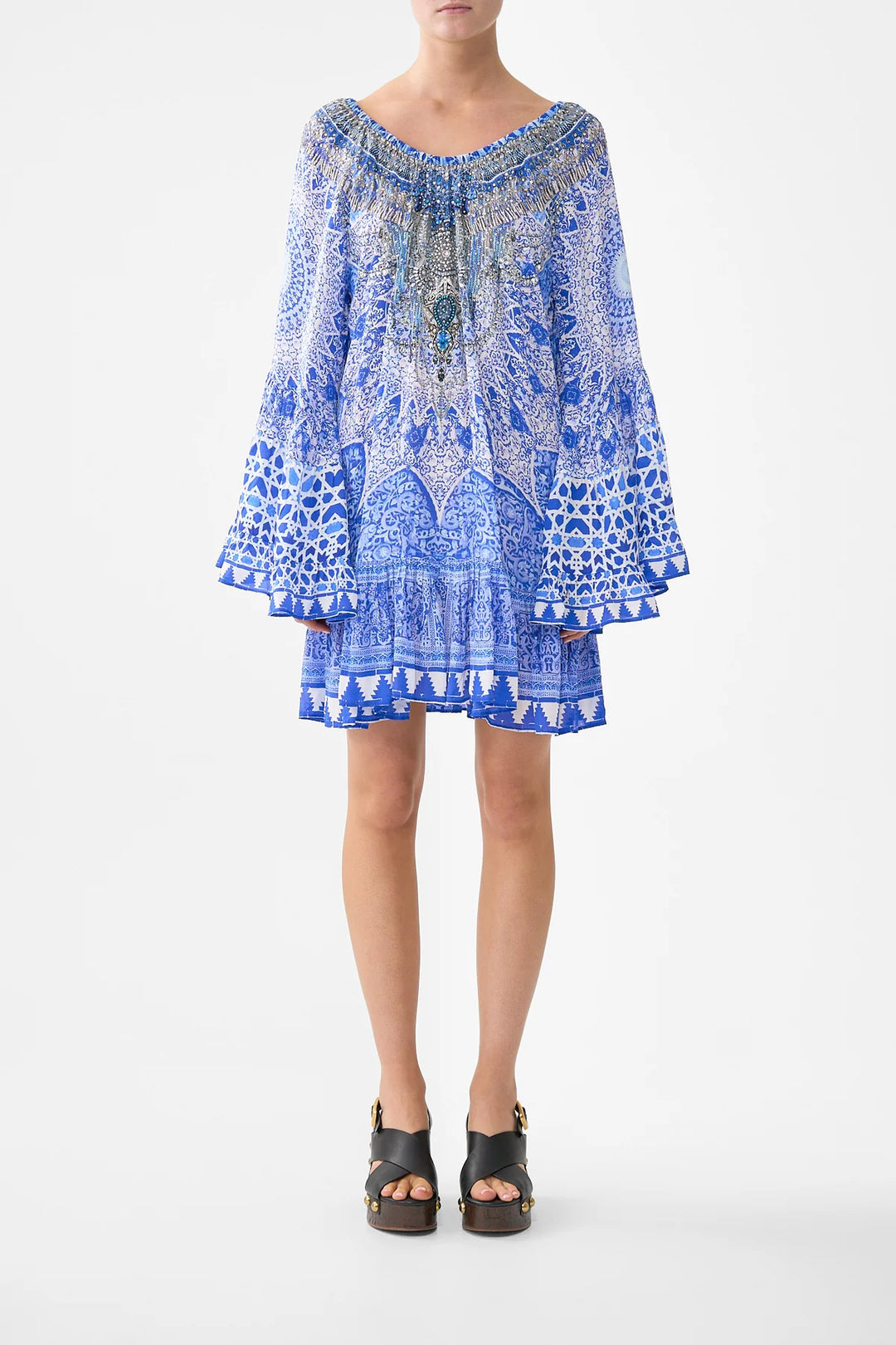 A-Line Frill Dress (The Bosphorus)