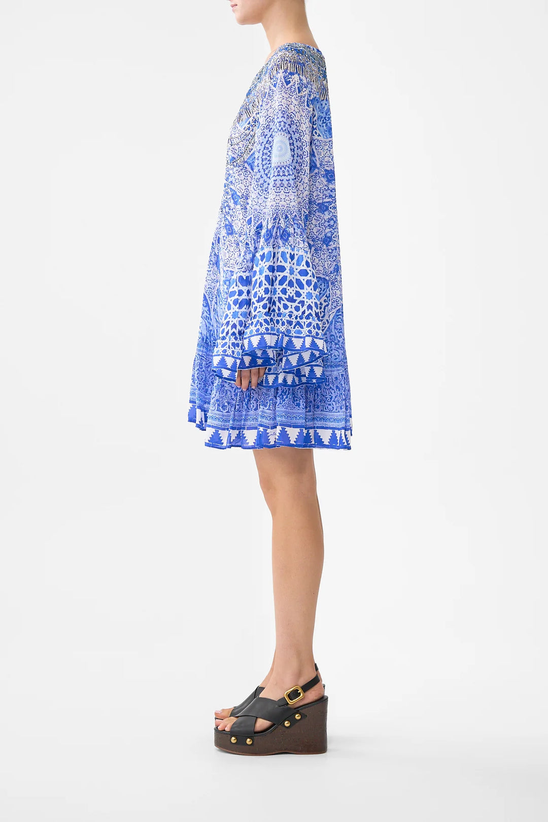 A-Line Frill Dress (The Bosphorus)