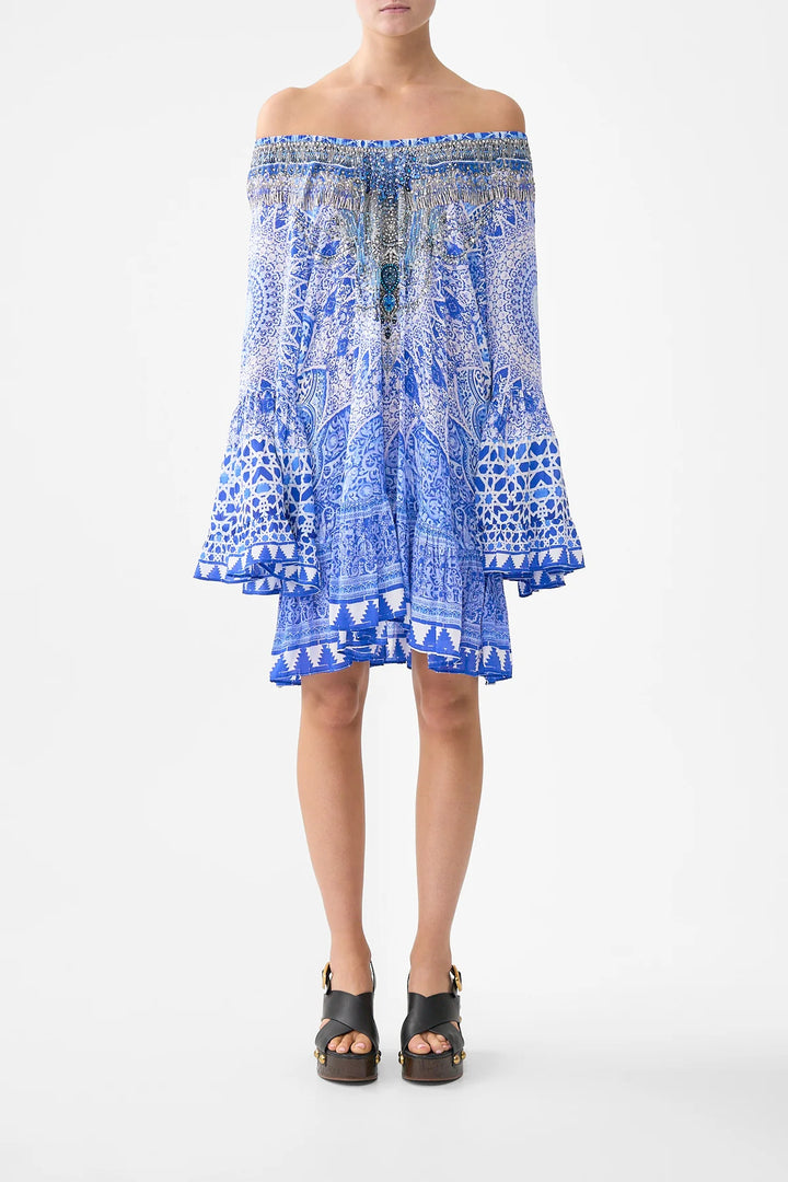 A-Line Frill Dress (The Bosphorus)