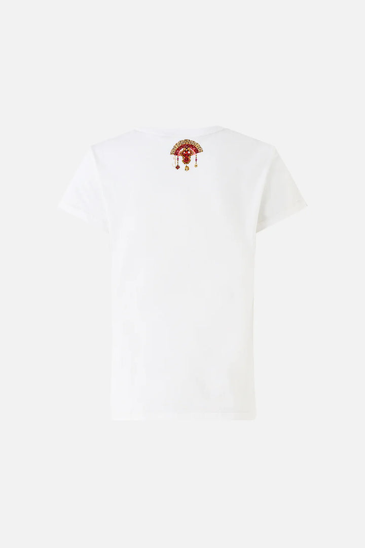 SLIM FIT ROUND NECK T-SHIRT (OLE OLE)