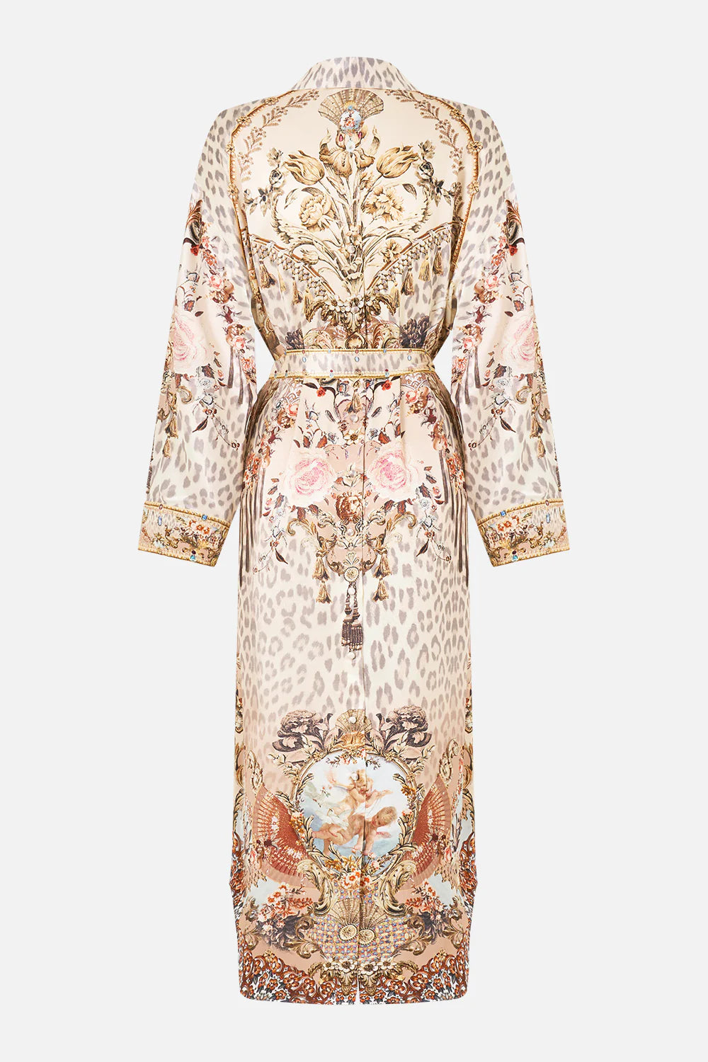Shirt Dress with Back Button Detail (Aranjuez Animalia)