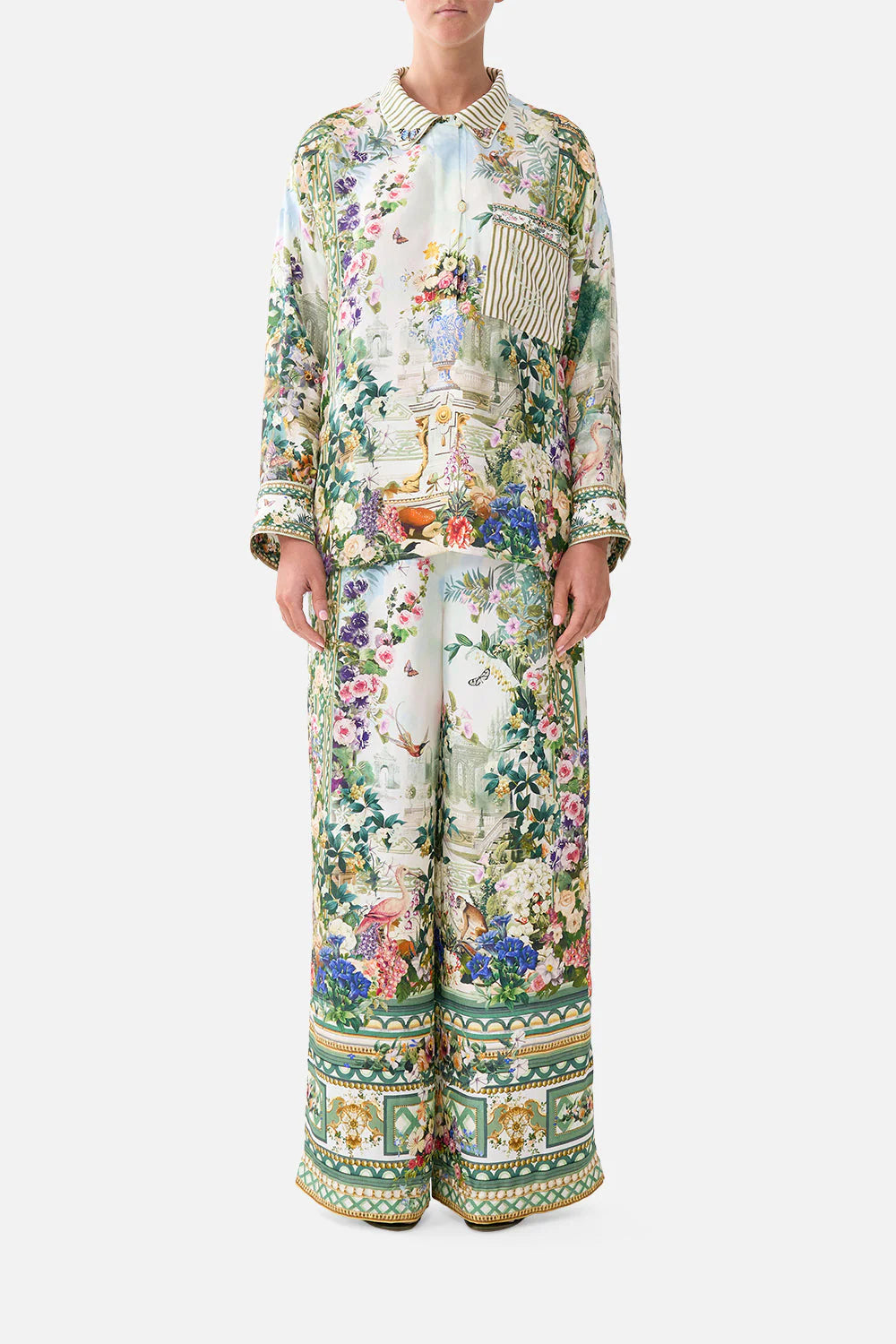 RELAXED COLLARED SHIRT WITH POCKET (Art for the Empress)