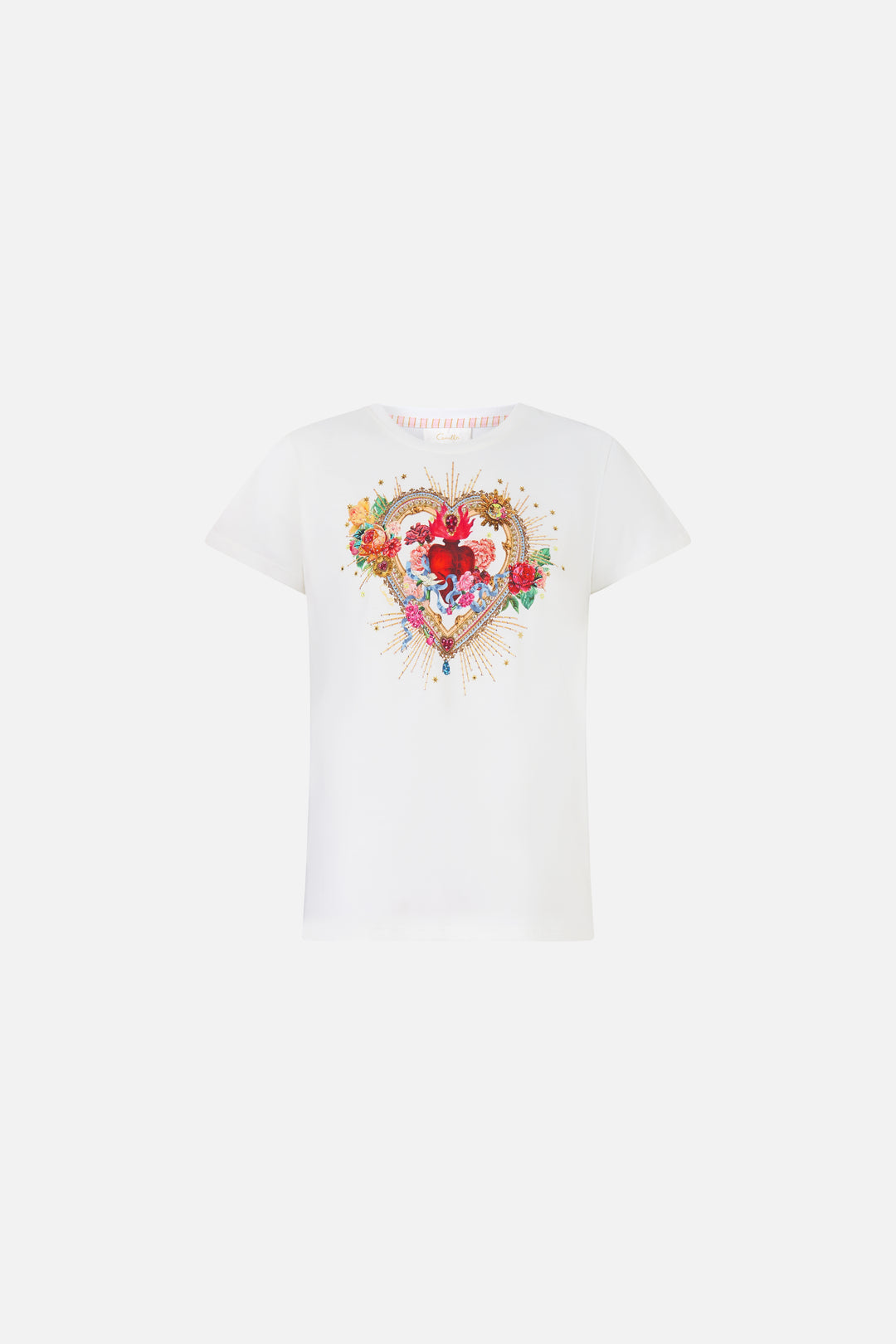 SLIM FIT ROUND NECK T-SHIRT (painted prayers)