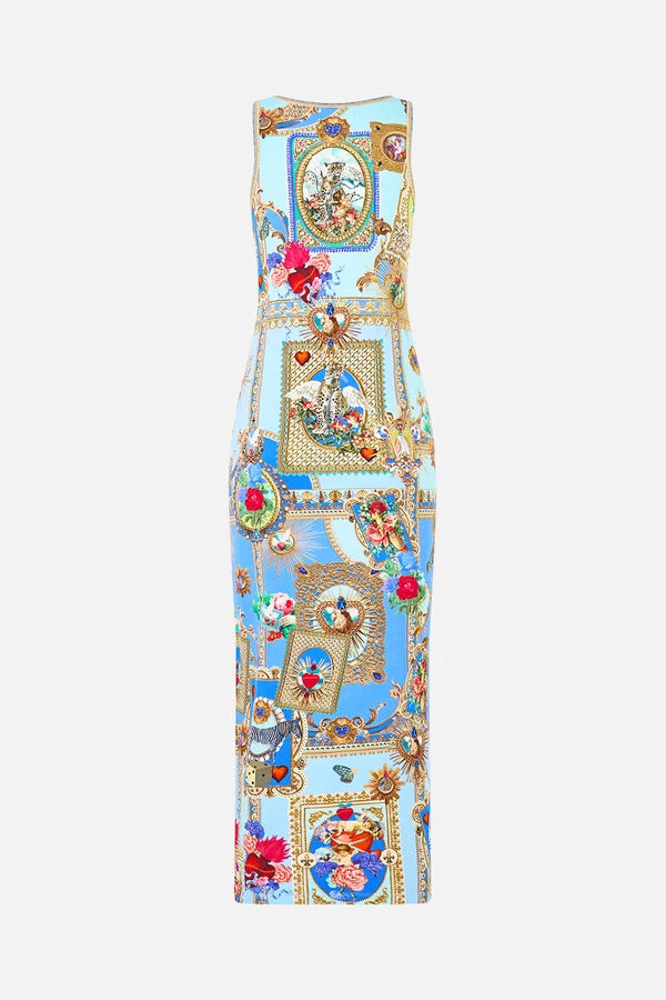 JERSEY SCOOP NECK TANK DRESS (Verses in Vintage)