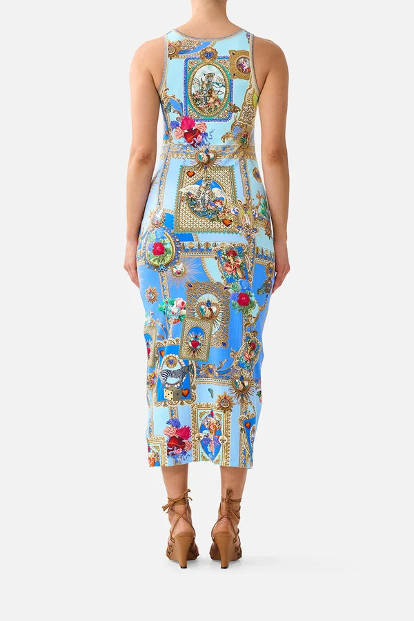 JERSEY SCOOP NECK TANK DRESS (Verses in Vintage)