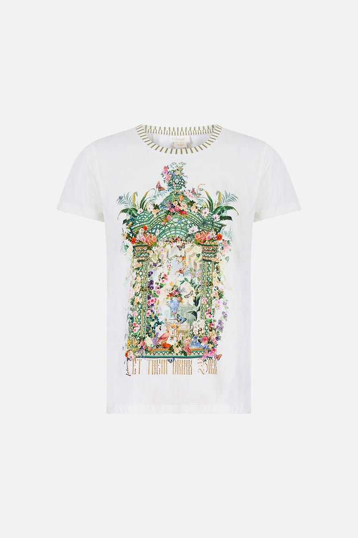 SLIM FIT ROUND NECK T-SHIRT (Art for the Empress)