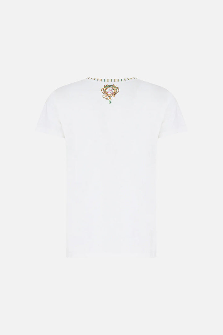 SLIM FIT ROUND NECK T-SHIRT (Art for the Empress)