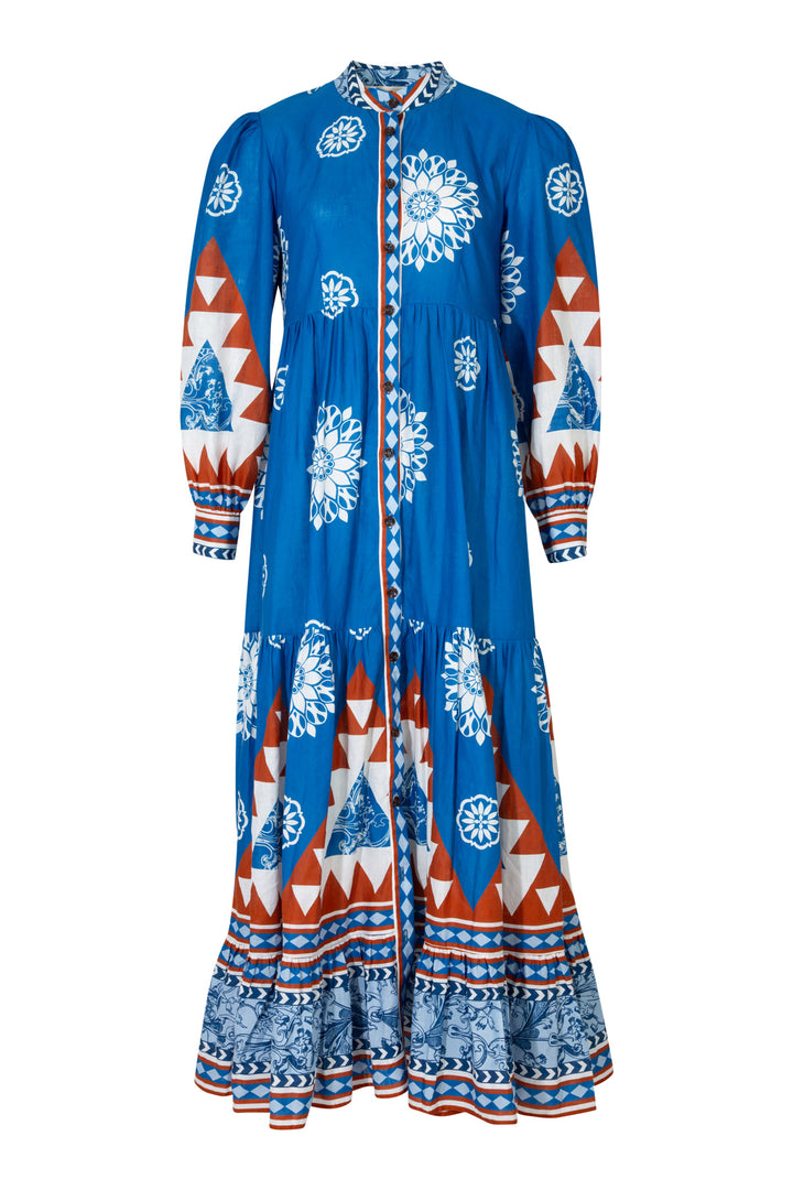Dressing Game Dress (Blue Multi)