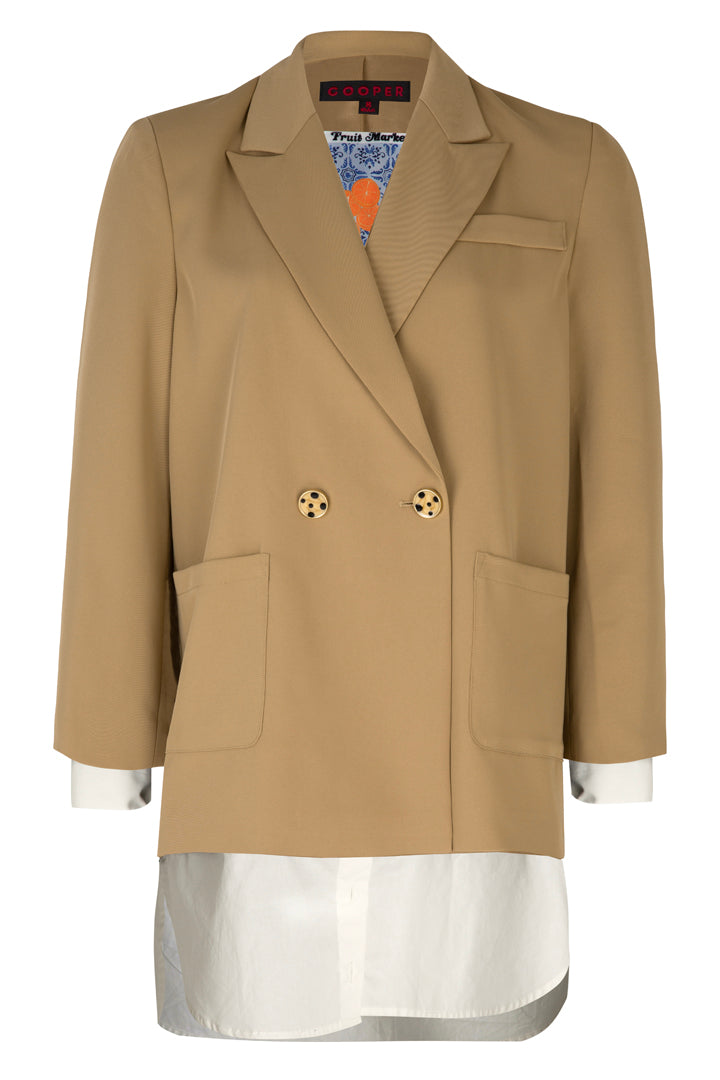 TUCK IN YOUR SHIRT Jacket (Tan)