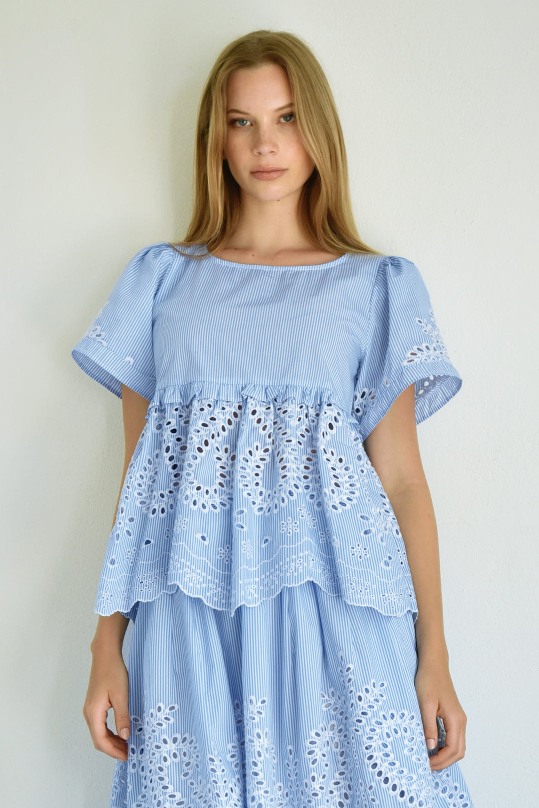 CRÈME OF THE CROP Top (Blue)
