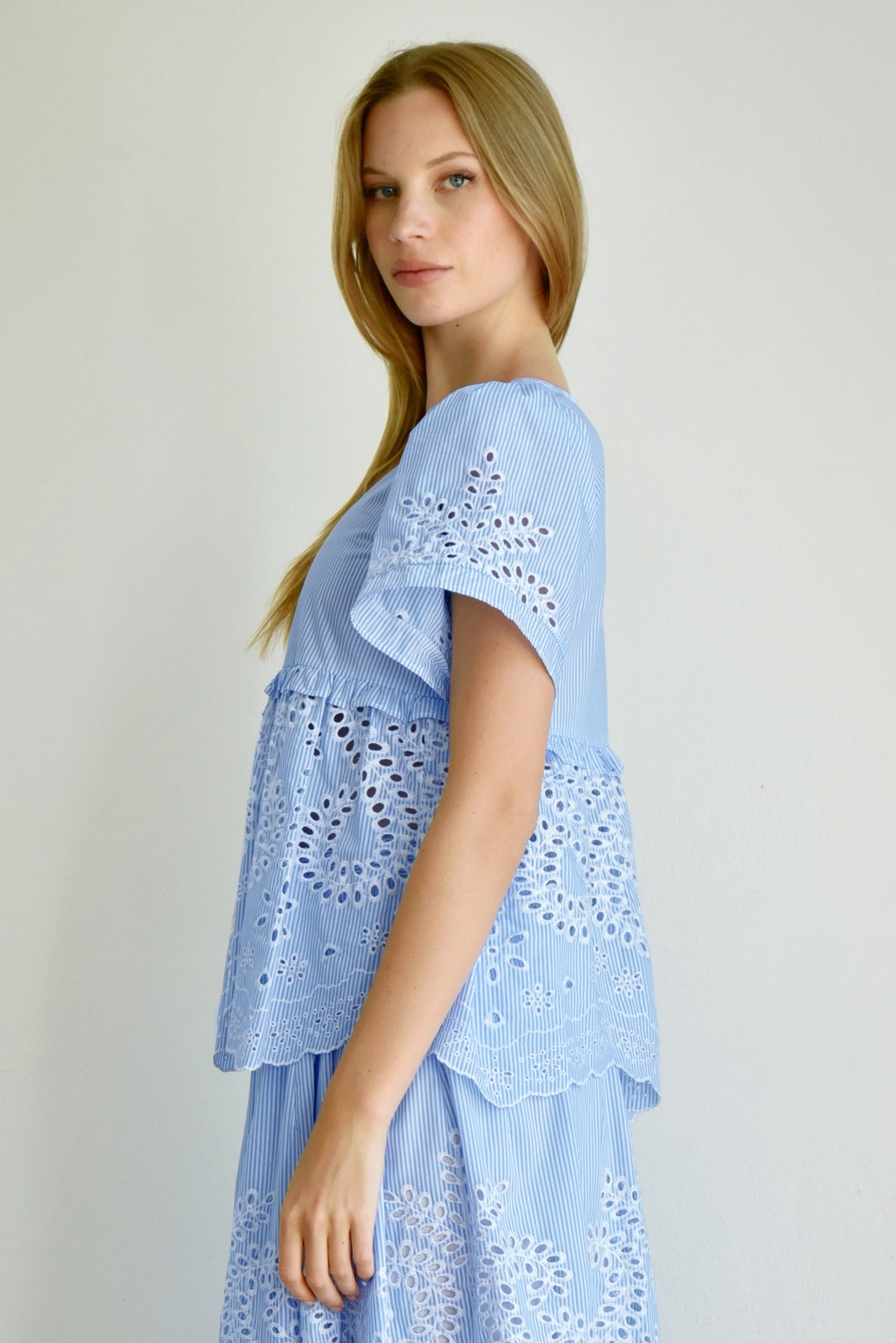 CRÈME OF THE CROP Top (Blue)