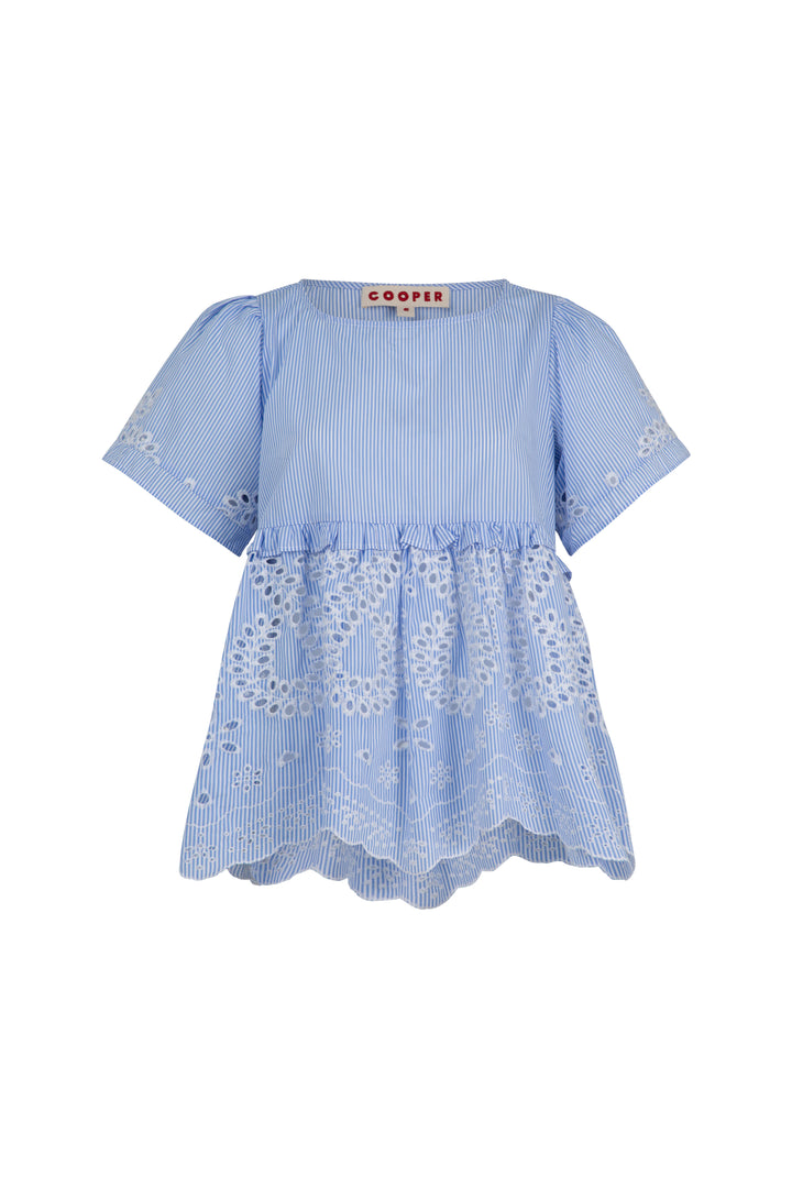 CRÈME OF THE CROP Top (Blue)