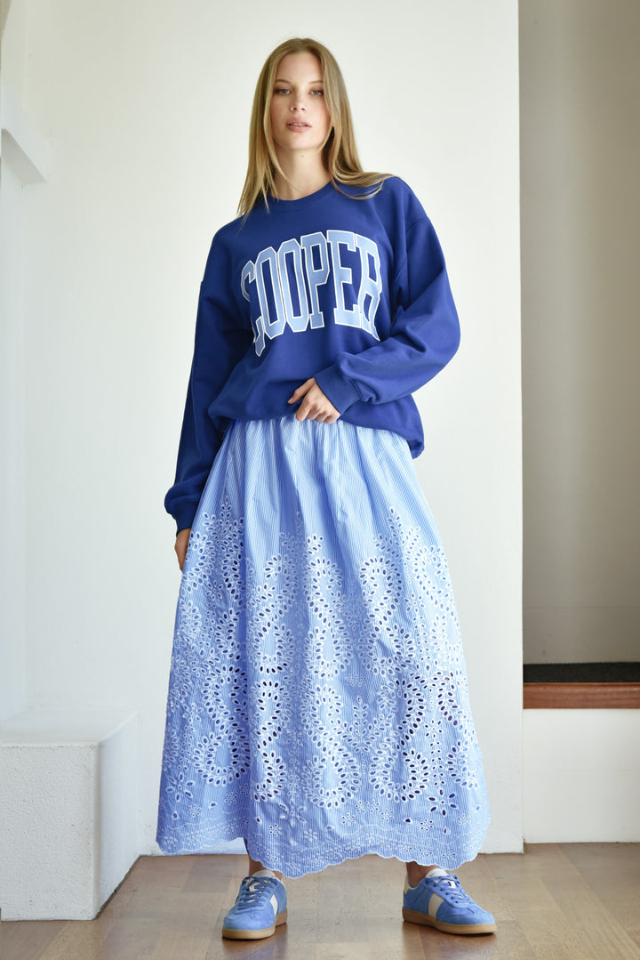 FORWARD MOTION Skirt (Blue)