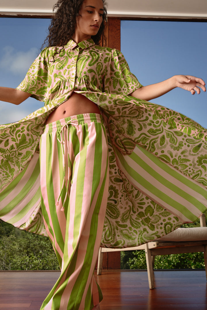 MADE FOR EACH OTHER Dress (Blush/Green Floral)