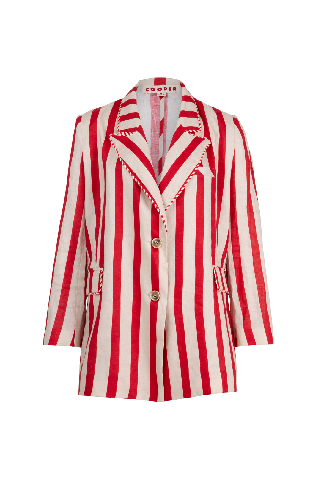 BLAZER OF GLORY Jacket (Red / Natural Stripe)