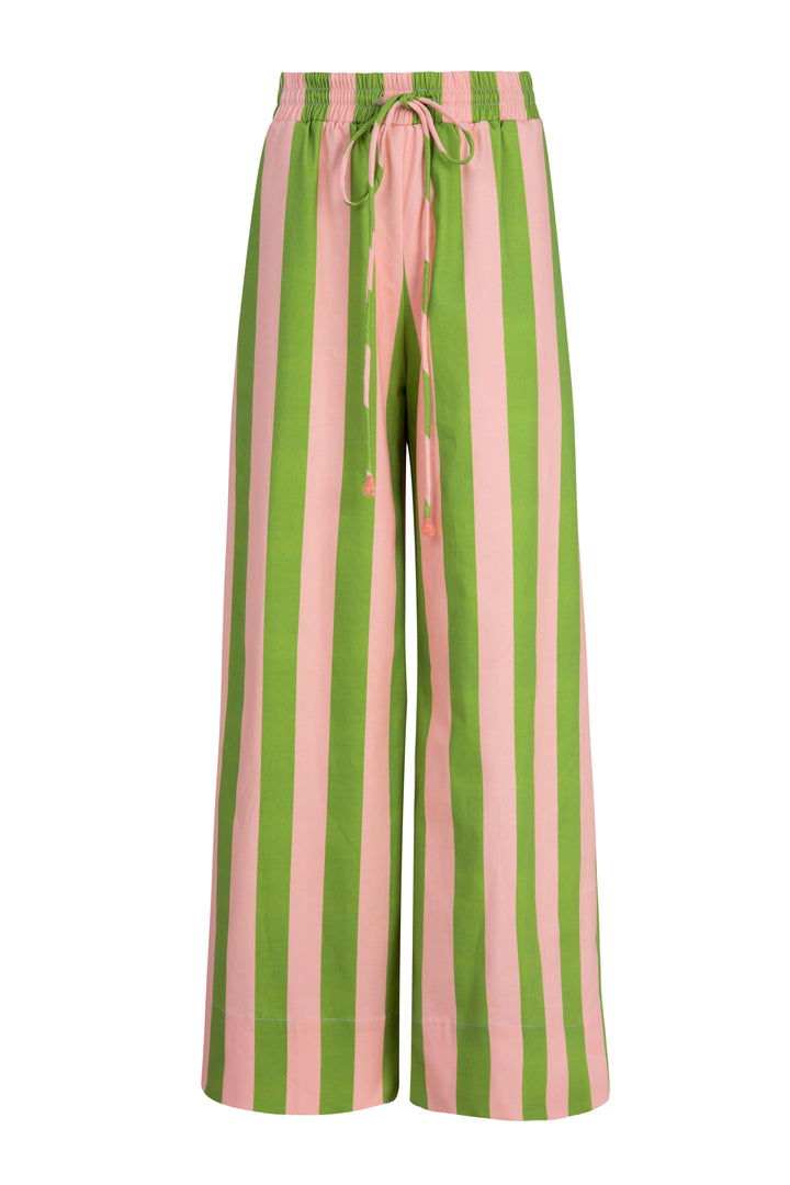 SEVILLE STROLLS Pants (Blush / Green Stripe)