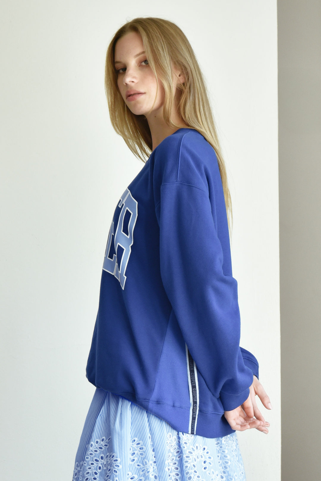 Take Note Sweater (Cobalt)
