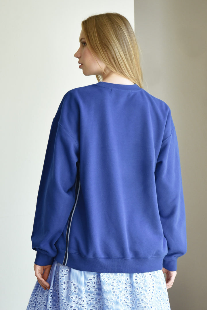 Take Note Sweater (Cobalt)
