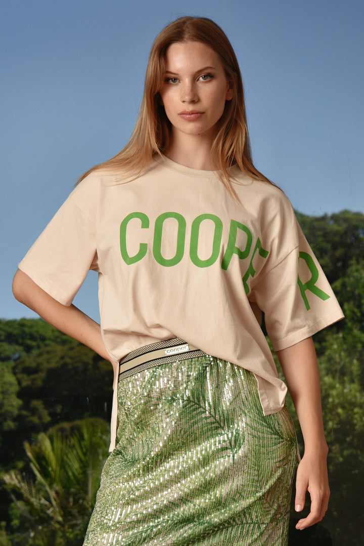 LEFT HANGING T-shirt (Blush)
