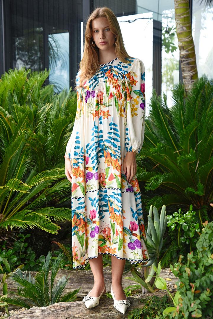 DRESS TO IMPRESS Dress (Cream Floral)