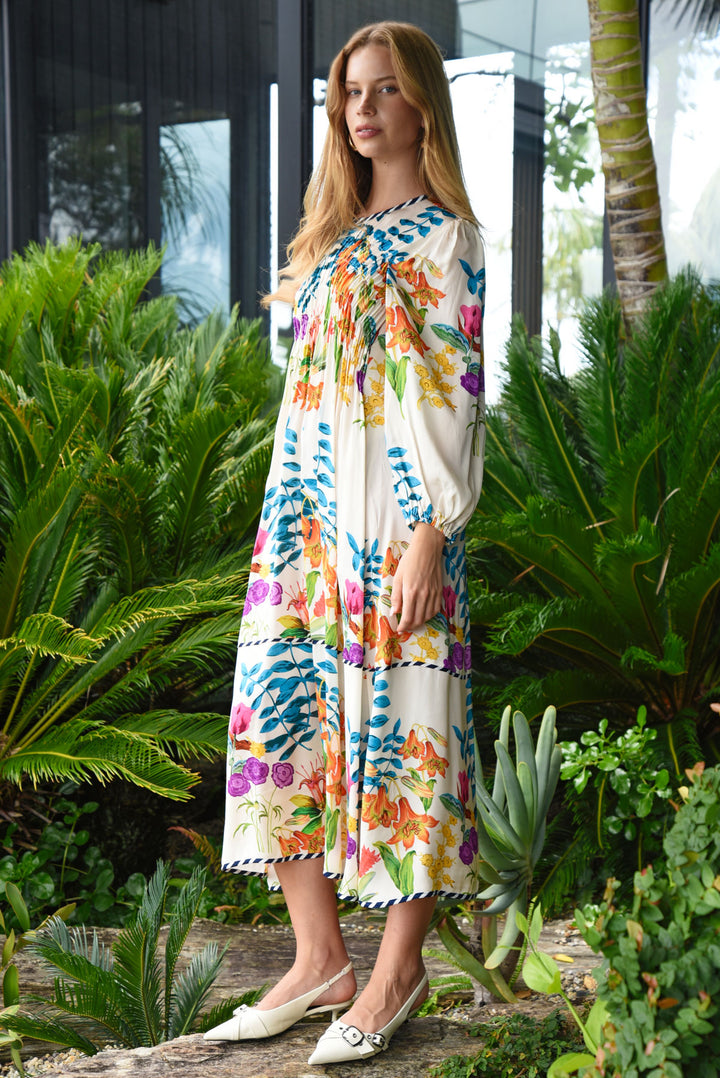 DRESS TO IMPRESS Dress (Cream Floral)