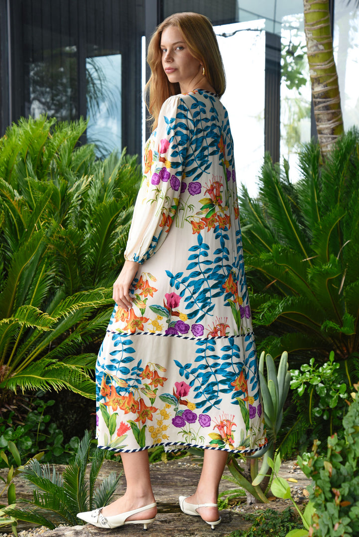 DRESS TO IMPRESS Dress (Cream Floral)