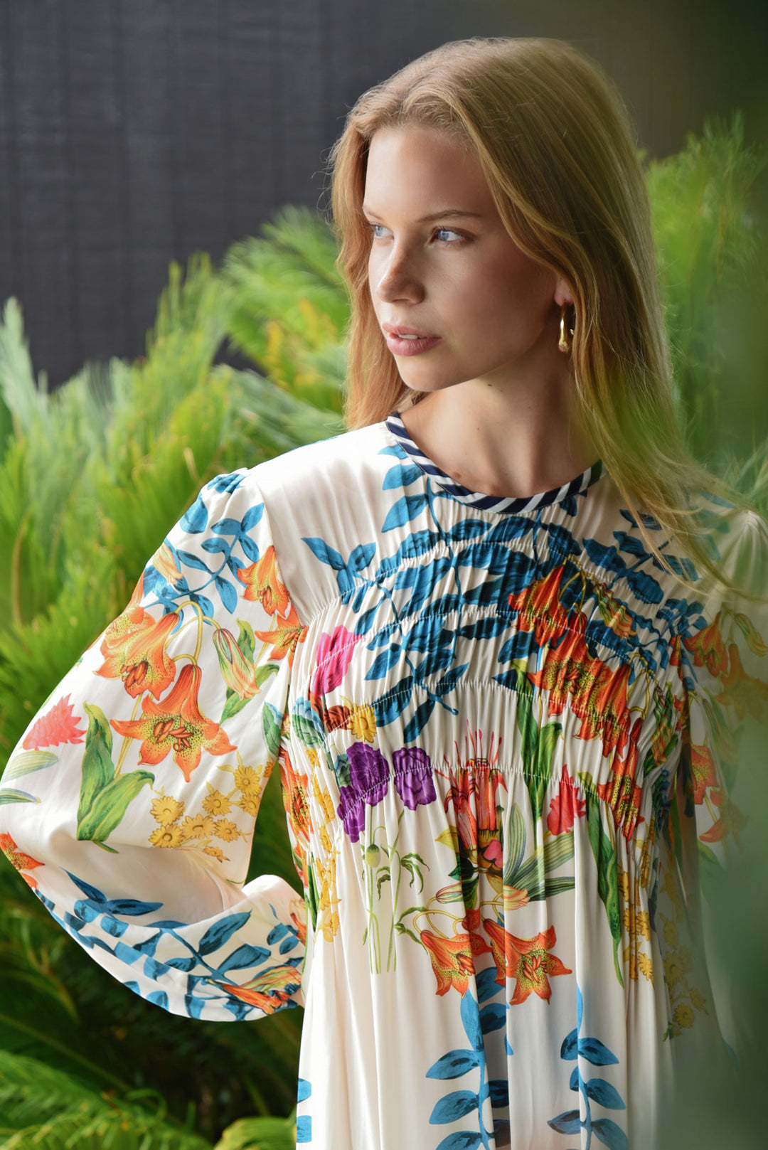 DRESS TO IMPRESS Dress (Cream Floral)