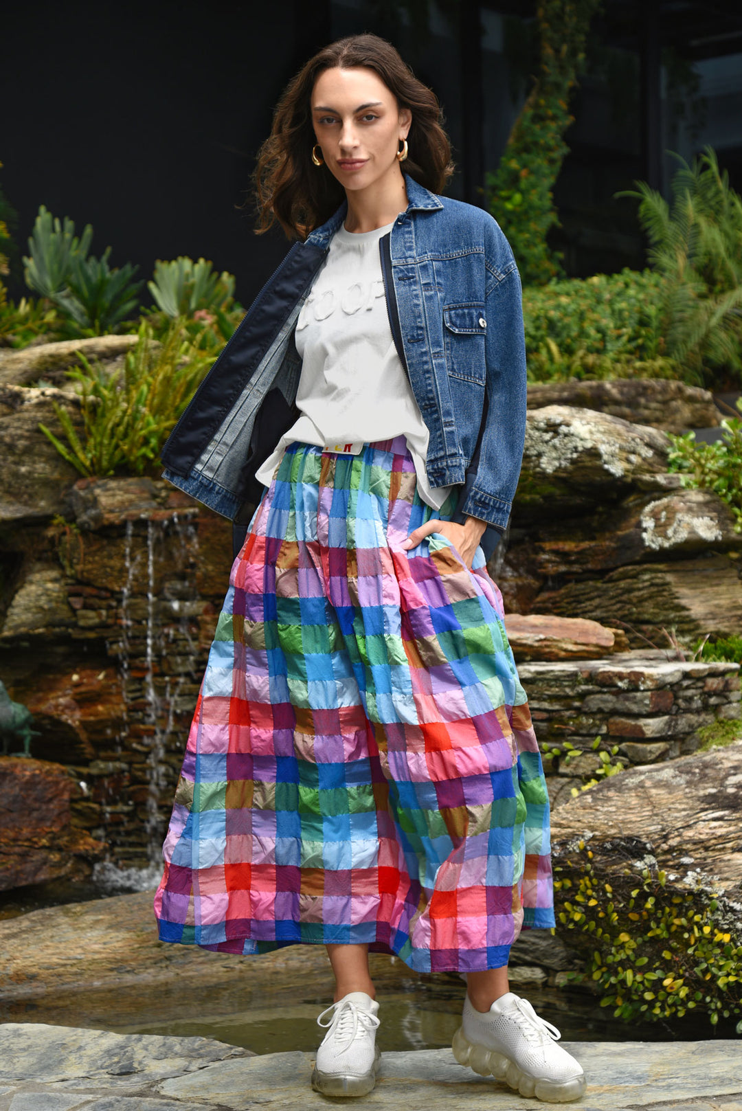 FORWARD MOTION SKIRT (Gingham)