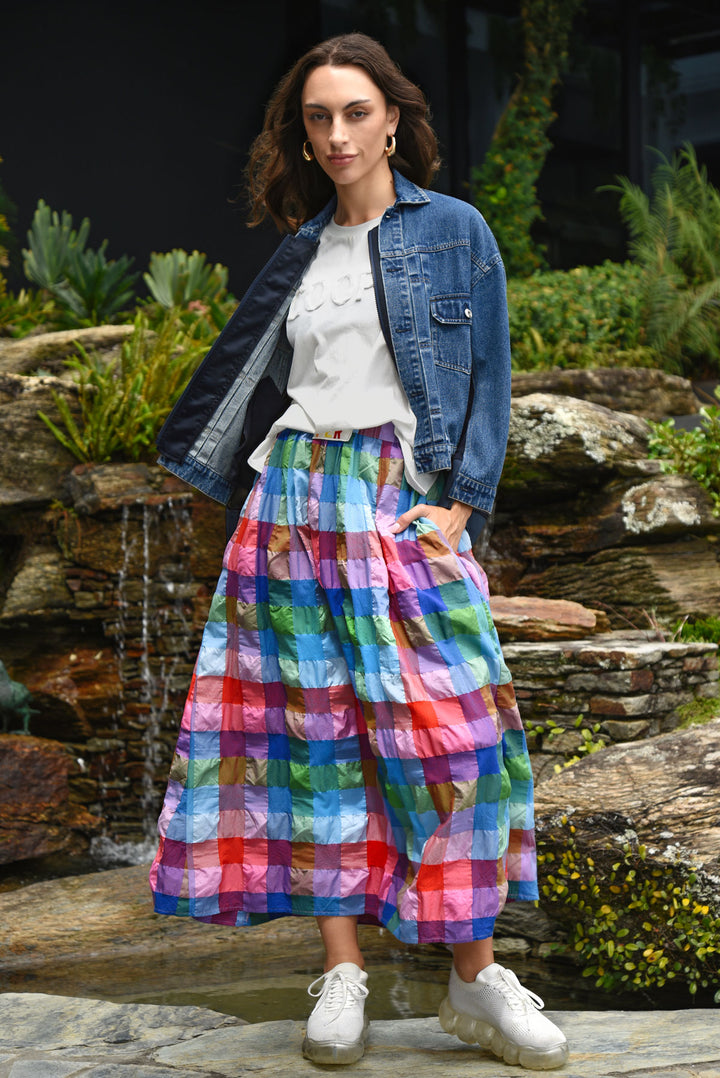 FORWARD MOTION SKIRT (Gingham)