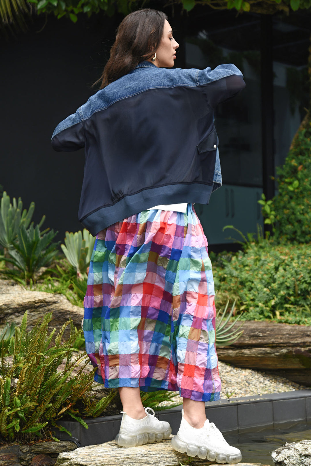 FORWARD MOTION SKIRT (Gingham)