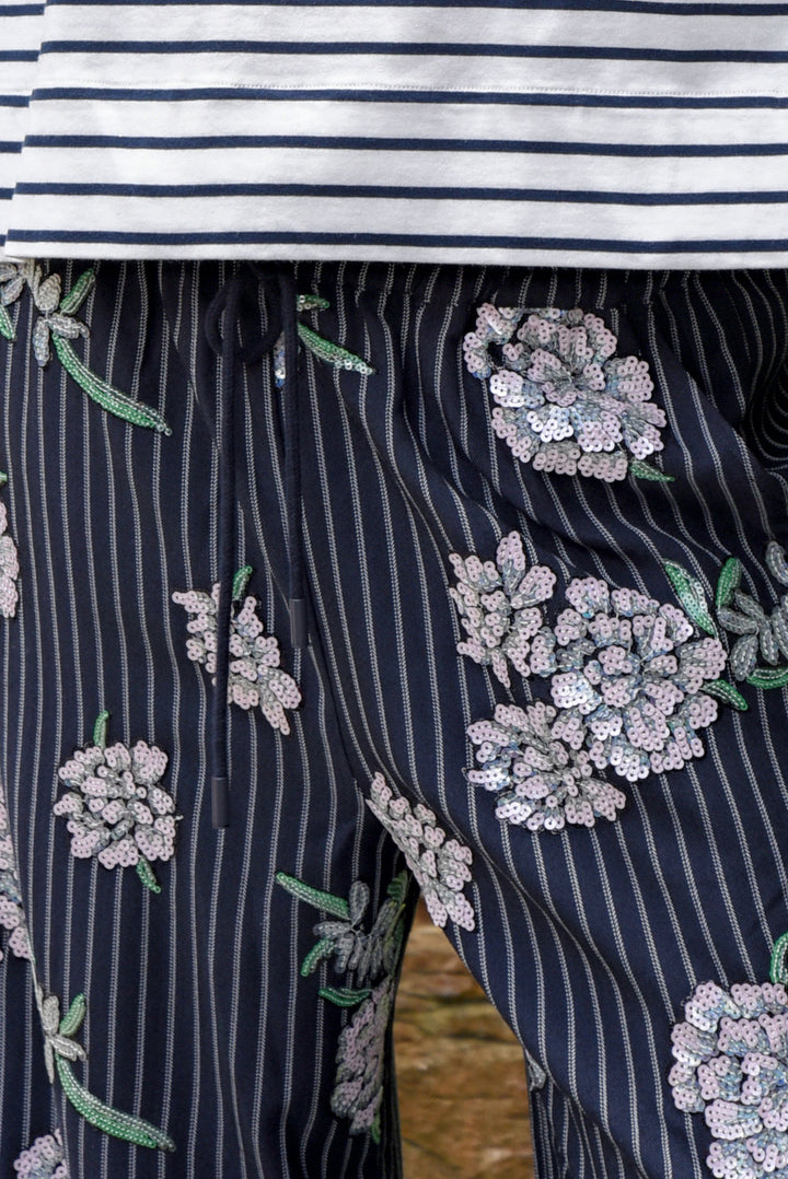 Seville Strolls Pants (Sequin Pinstripe)
