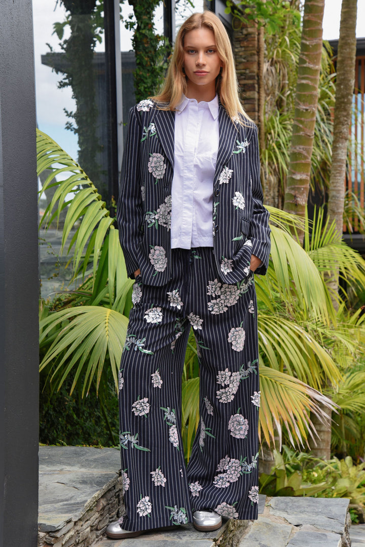 Seville Strolls Pants (Sequin Pinstripe)