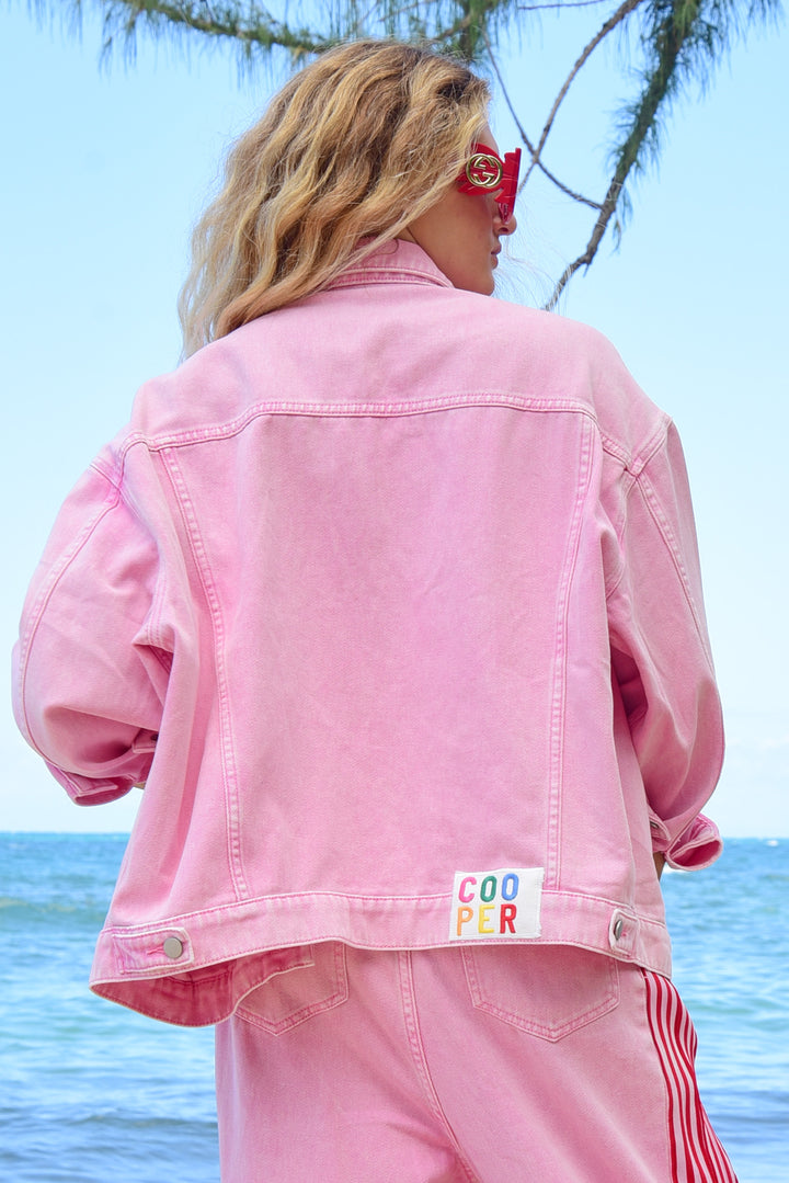 OVERSIZED MODE Jacket (Pink)