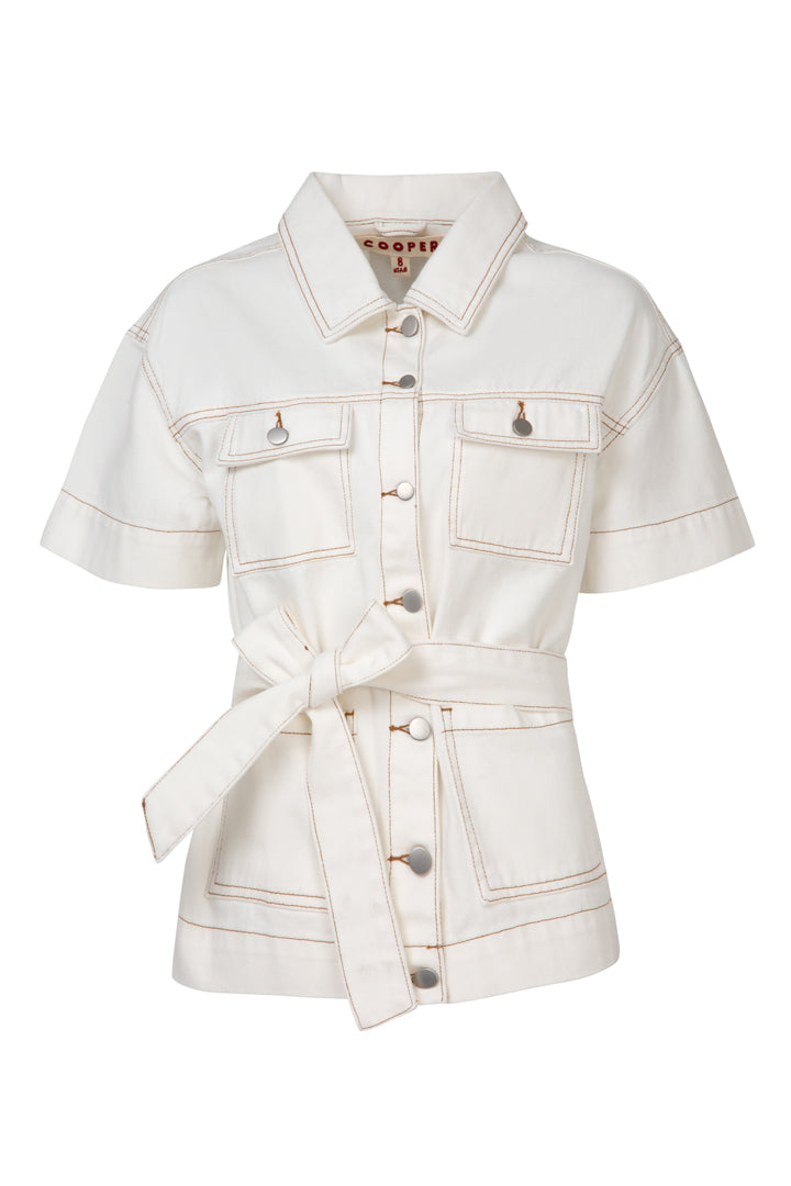 SUITED & BOOTED Jacket (White)