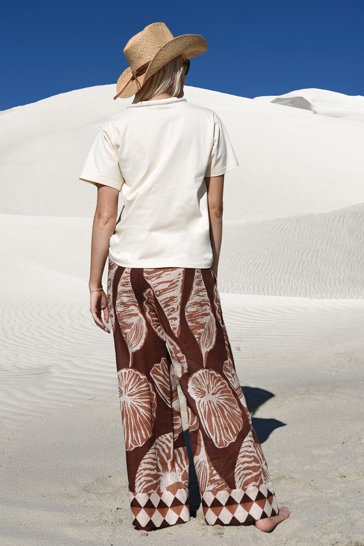 SEVILLE STROLLS Trouser (Brown Shells)