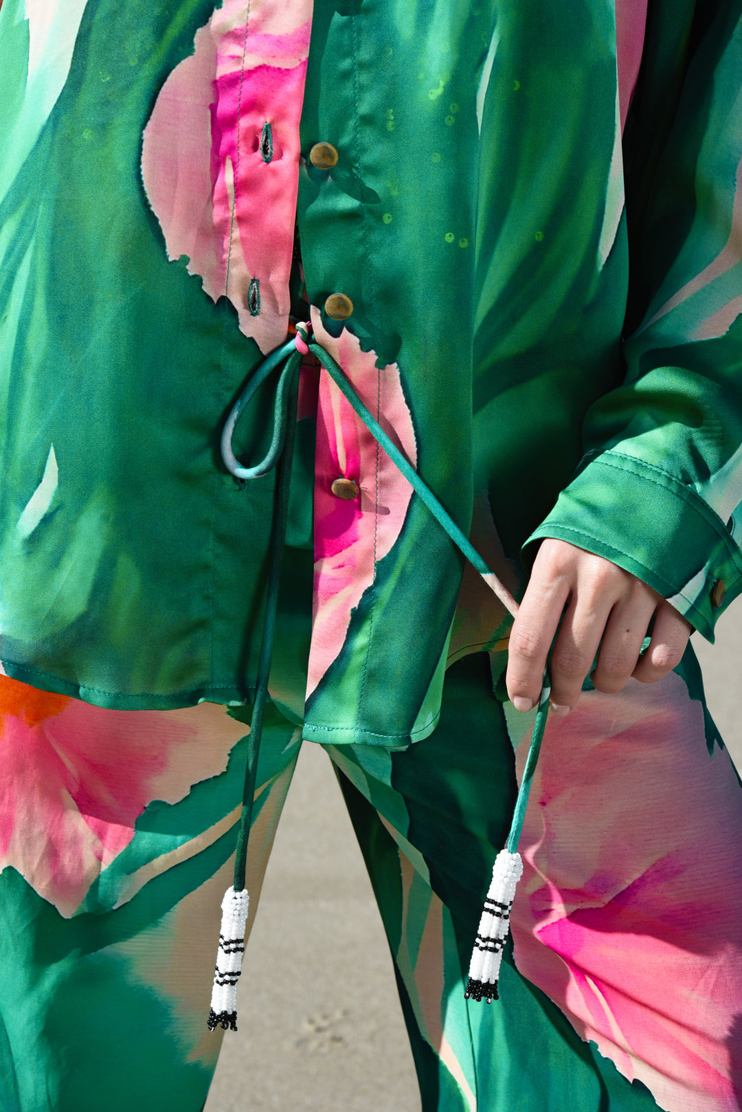 SEVILLE STROLLS Trouser (GREEN FLORAL)