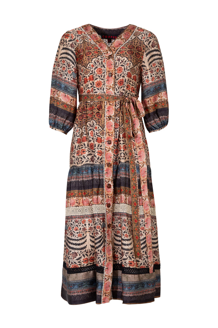 SWITCHING TIERS Dress (Vintage Multi)