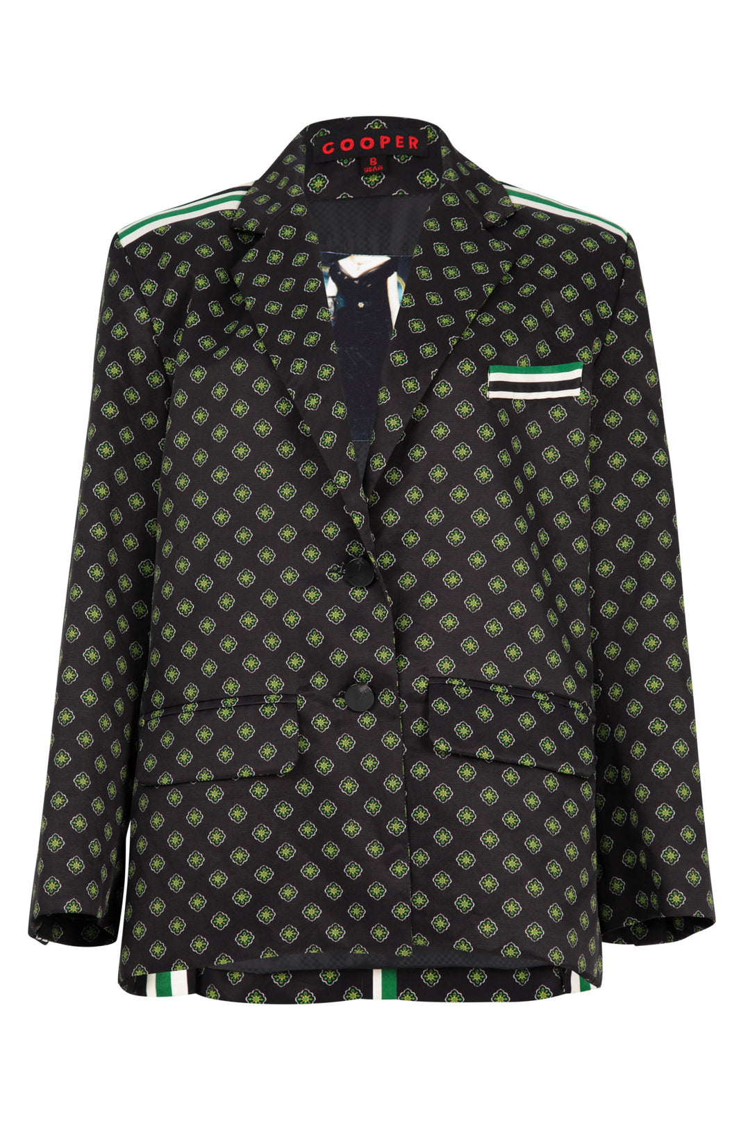 KEEP IT BLAZING Jacket  (BLACK MULTI)