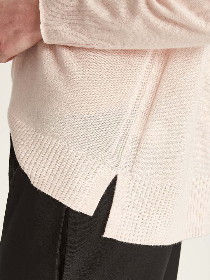 Kari Cashmere V-Sweater (Rosewater)