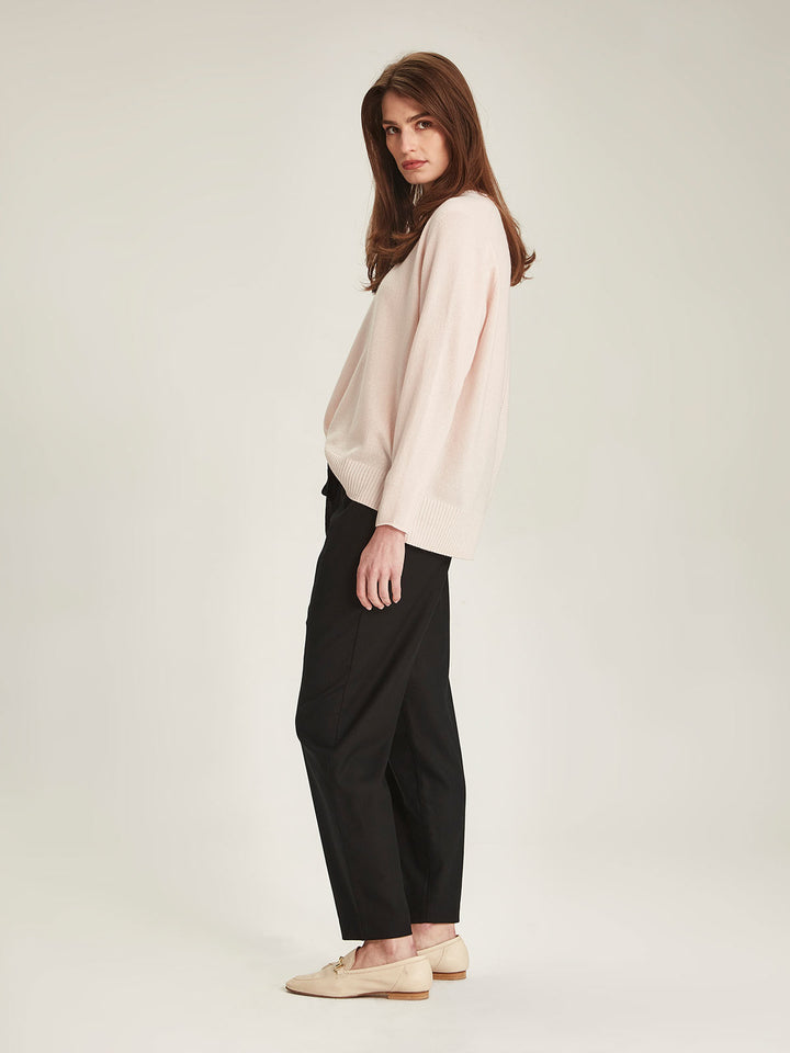 Kari Cashmere V-Sweater (Rosewater)