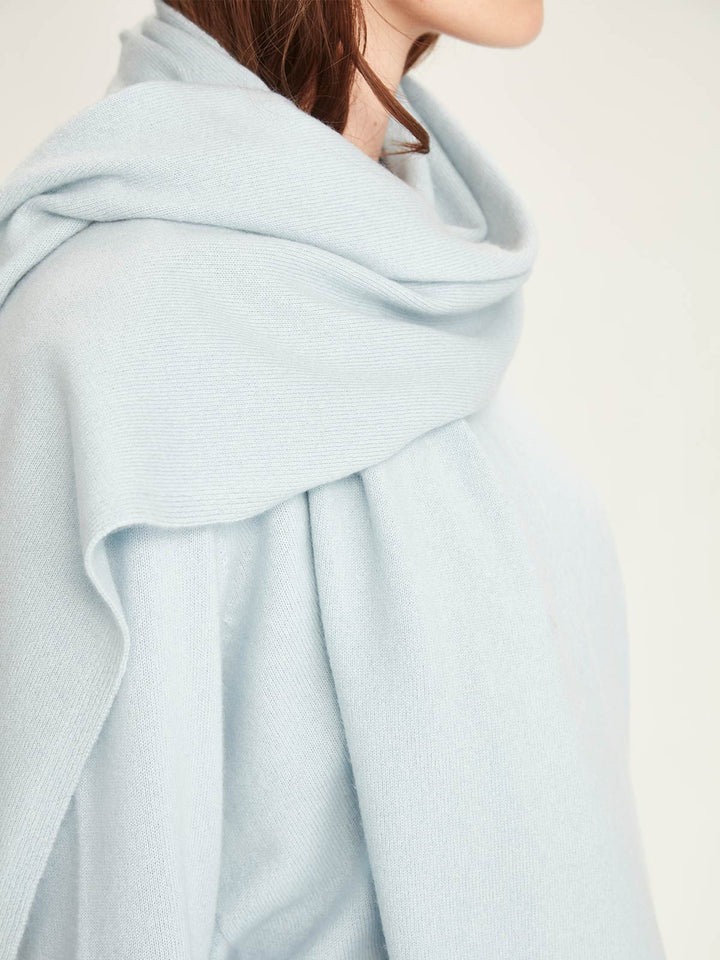 Viola Cashmere Scarf (Crystal Blue)